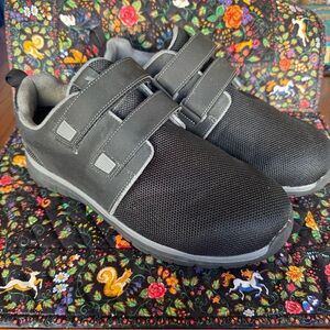 Anodyne Shoes Mens 13 XW Extra Wide No. 74 Diabetic Sport Black Strap